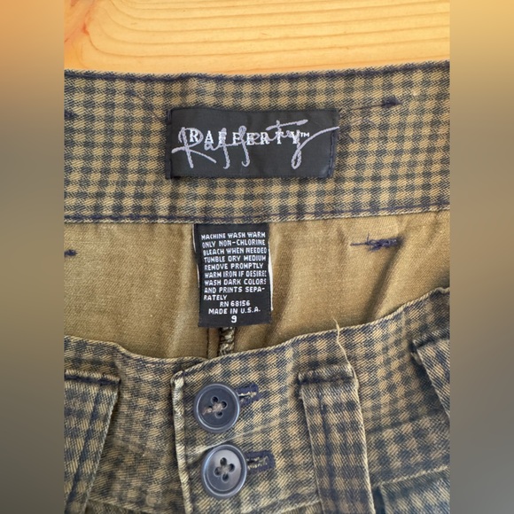 Vintage Checkered Cotton Trousers - Picture 5 of 11